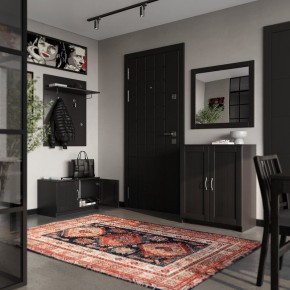 Вешалка СИРИУС настенная с полкой, цвет Дуб Венге в Талице - talica.mebel24.online | фото 4