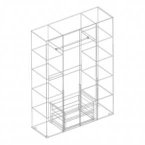 ВИТА Шкаф 4-ств для одежды в Талице - talica.mebel24.online | фото 2