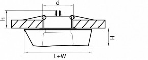 Встраиваемый светильник Lightstar Flutto 006430 в Талице - talica.mebel24.online | фото 3