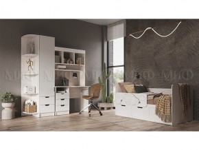 ЮНИОР-4 Детская (модульная) МДФ (Шарли Белый) в Талице - talica.mebel24.online | фото 1