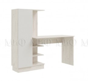 ЮНИОР-4 Компьютерный стол (Шарли Белый) в Талице - talica.mebel24.online | фото