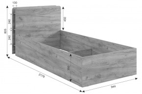 ЮНИОР Кровать с ПМ 900 в Талице - talica.mebel24.online | фото 3