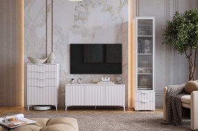 ЗЕФИР Гостиная К1 (белое дерево/белый муар) в Талице - talica.mebel24.online | фото