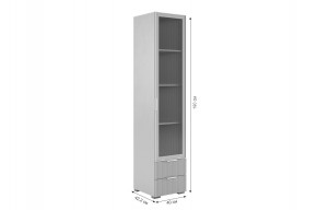 ЗЕФИР Гостиная К1 (белое дерево/белый муар) в Талице - talica.mebel24.online | фото 5