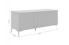 ЗЕФИР Гостиная К2 (белое дерево/черный муар) в Талице - talica.mebel24.online | фото 4