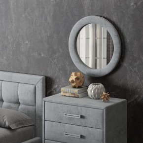 Зеркало круглое Ronda в ткани велюр Enigma в Талице - talica.mebel24.online | фото 11
