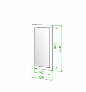 Зеркало настенное Toivo ЗР 120 в Талице - talica.mebel24.online | фото 2